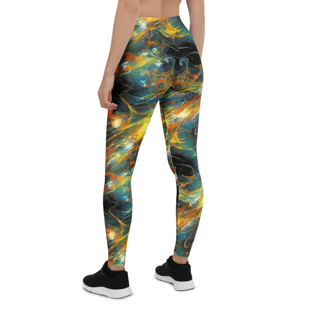 Cheng Wallis Whirl on Leggings — Back