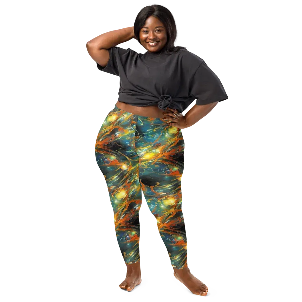 Cheng Wallis Whirl on Leggings — Front