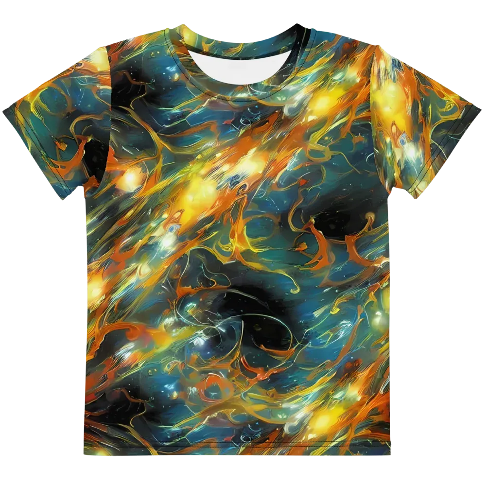 Cheng Wallis Whirl on Kids Crew Neck T-Shirt — Front