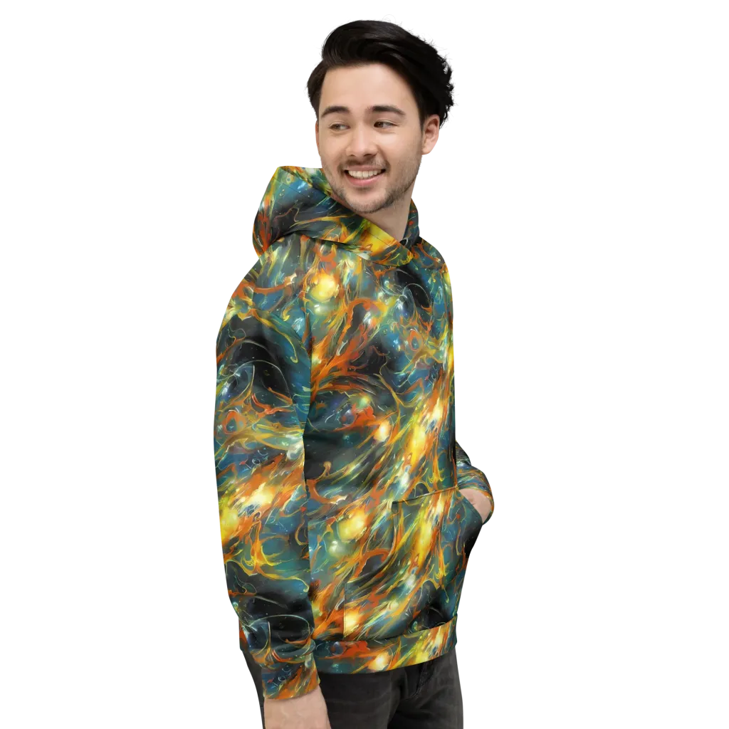 Cheng Wallis Whirl on Hoodie — Right