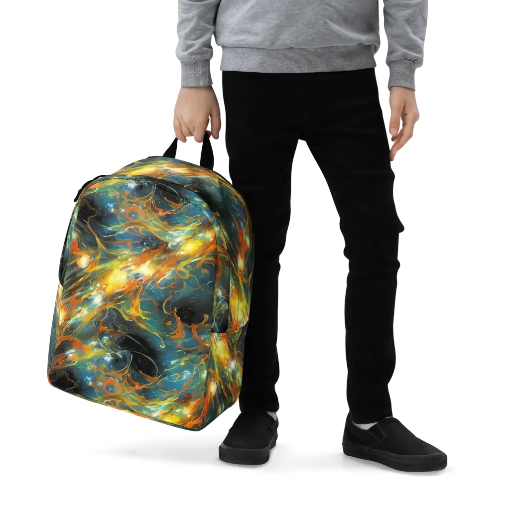 Cheng Wallis Whirl on Minimalist Backpack — Zoomed-in
