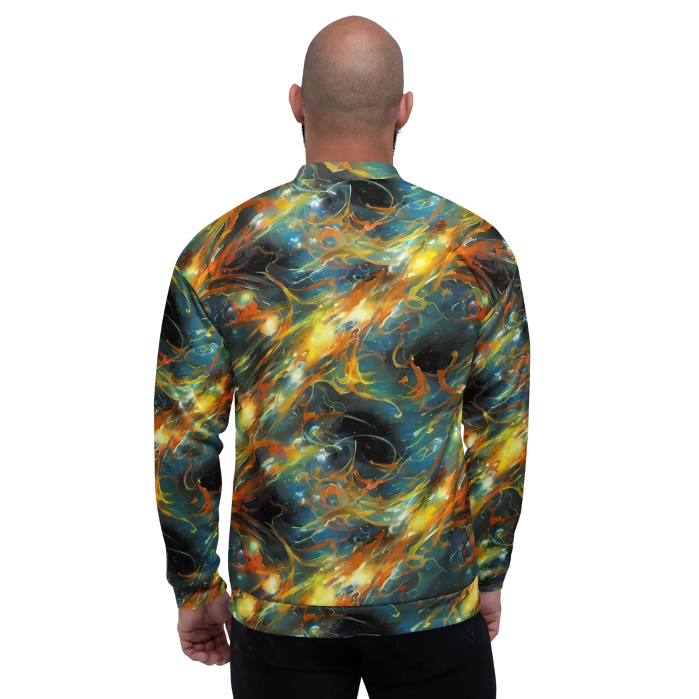 Cheng Wallis Whirl on Bomber Jacket — Back