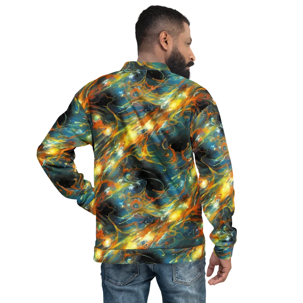 Cheng Wallis Whirl on Bomber Jacket — Back