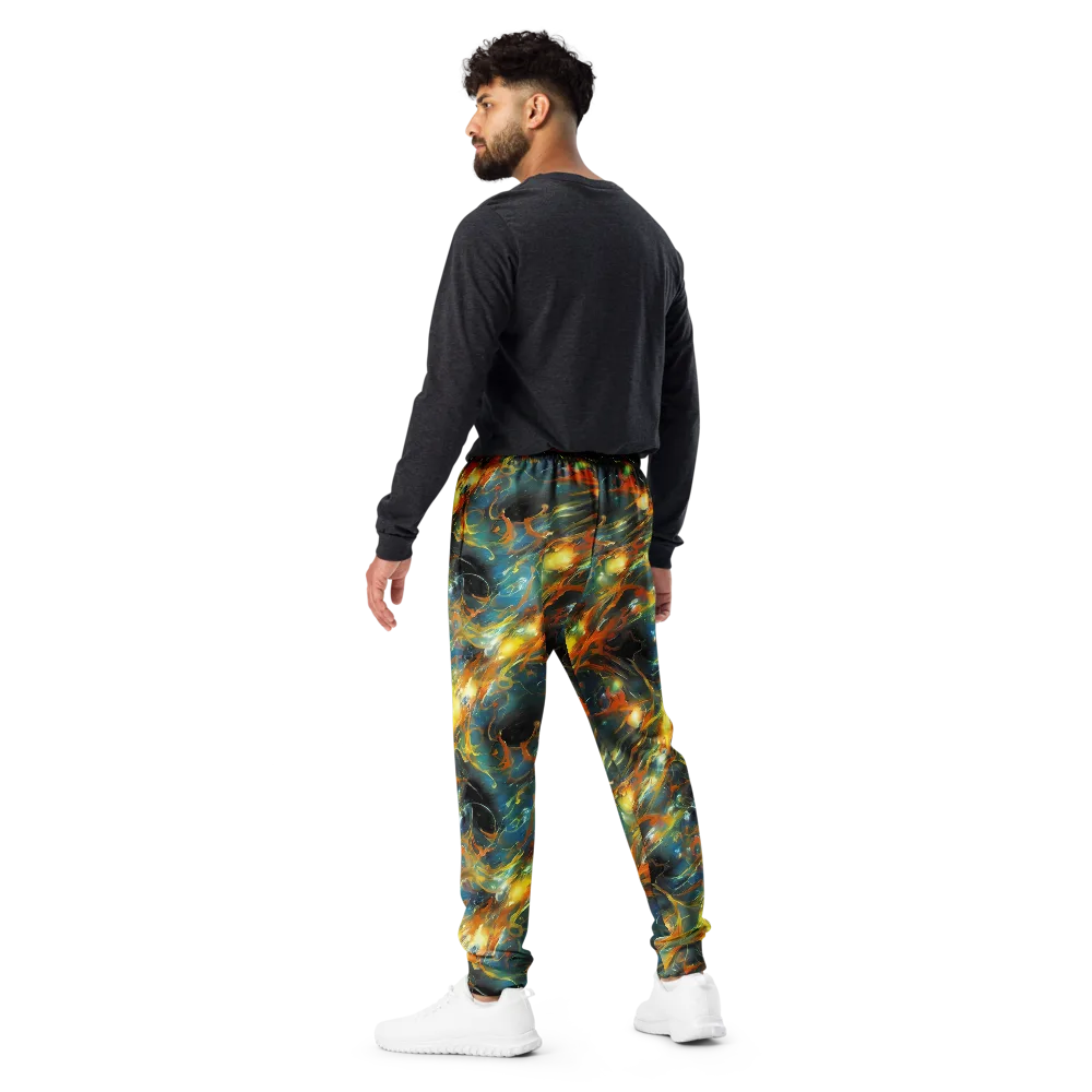 Cheng Wallis Whirl on Men's Joggers — Back