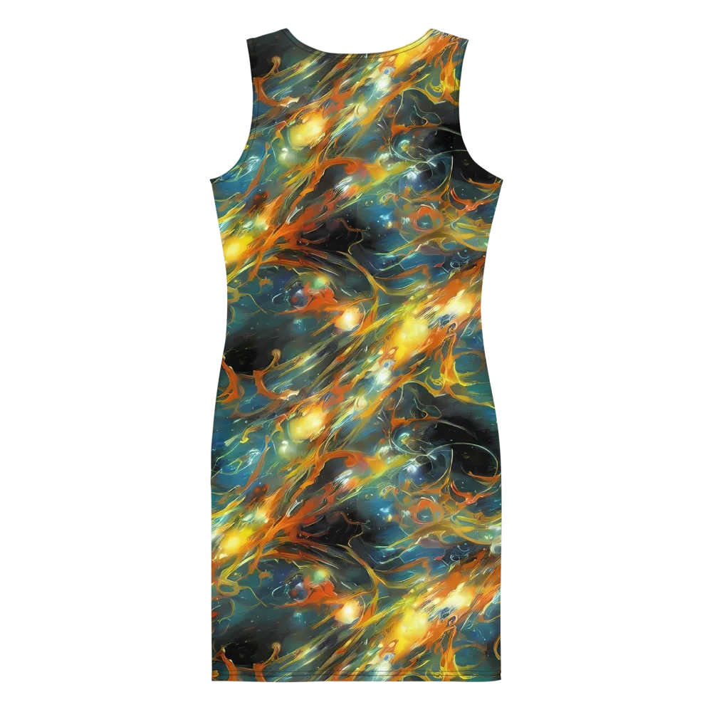Cheng Wallis Whirl on Bodycon Dress — Back