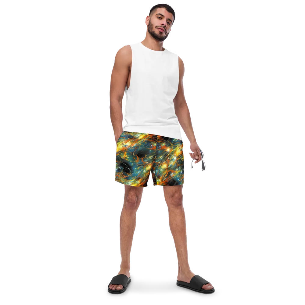 Cheng Wallis Whirl on Swim Trunks — Front