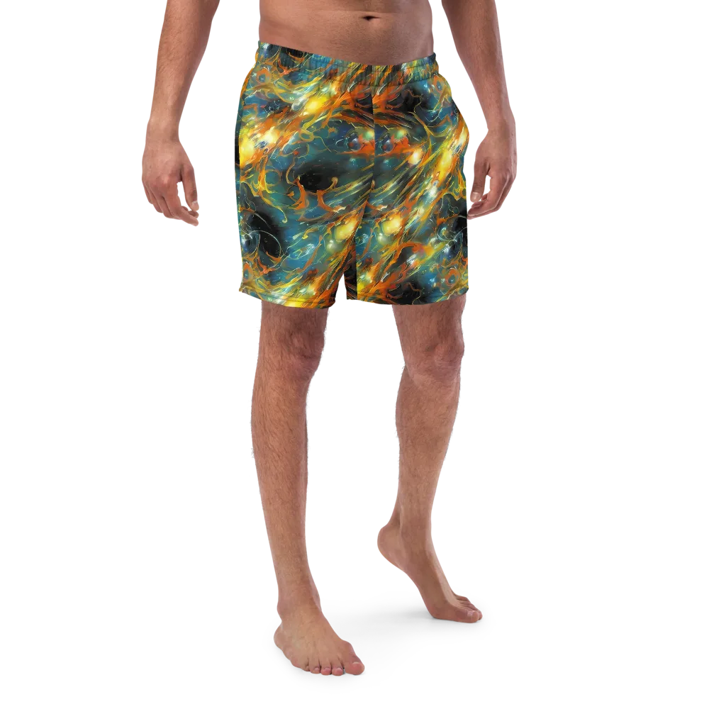 Cheng Wallis Whirl on Swim Trunks — Front