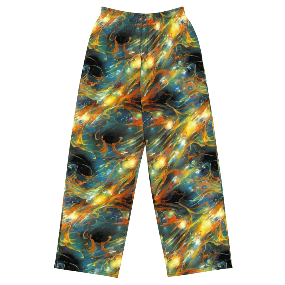 Cheng Wallis Whirl on Wide-Leg Pants — Front