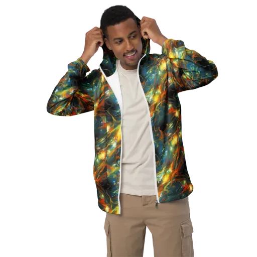 Cheng Wallis Whirl on a Men's Windbreaker
