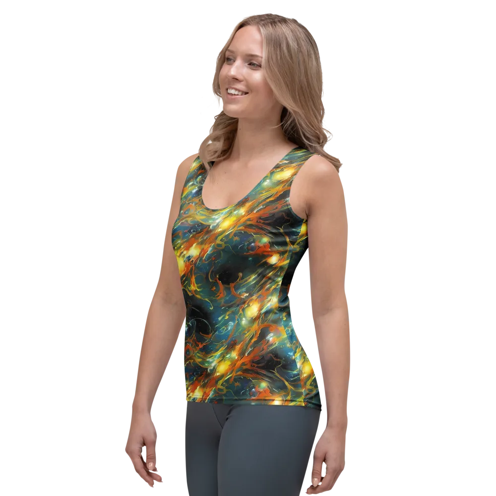 Cheng Wallis Whirl on Women's Tank Top — Left Front