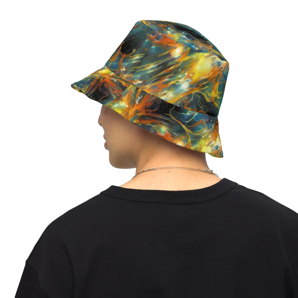 Cheng Wallis Whirl on Reversible Bucket Hat — Back Inside