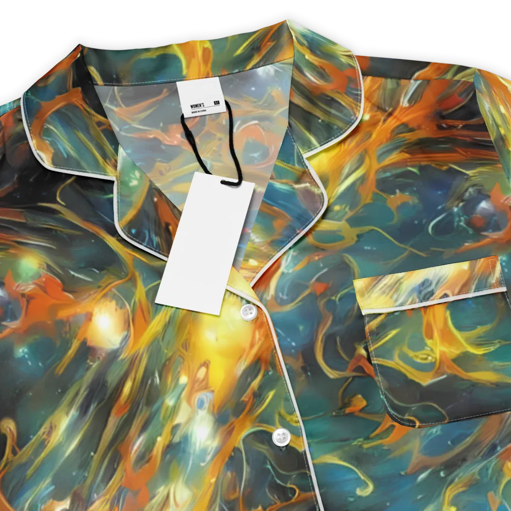 Cheng Wallis Whirl on Women's Short Sleeve Pajama Top — Product details