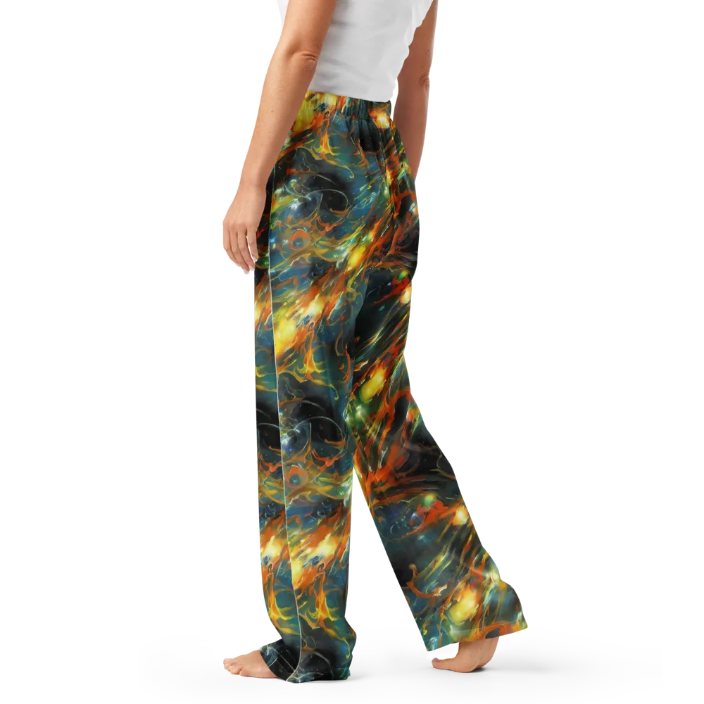 Cheng Wallis Whirl on Women's Pajama Pants — Left