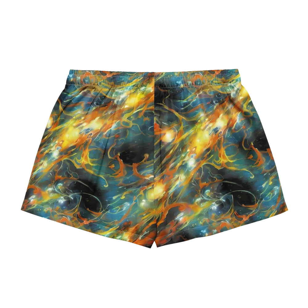 Cheng Wallis Whirl on Women's Pajama Shorts — Back