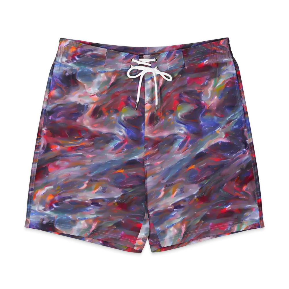 Nihei Nightscape on Men's Board Shorts — Front