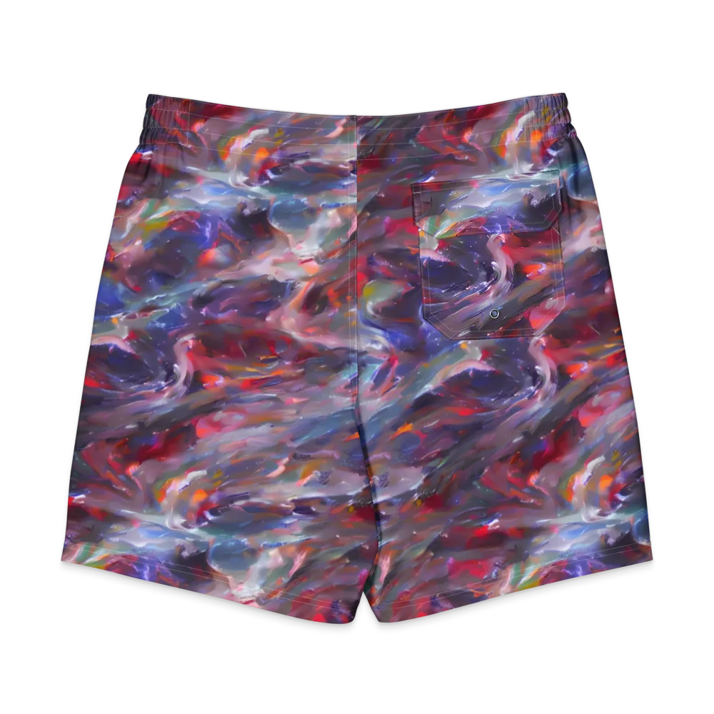 Nihei Nightscape on Men's Board Shorts — Back