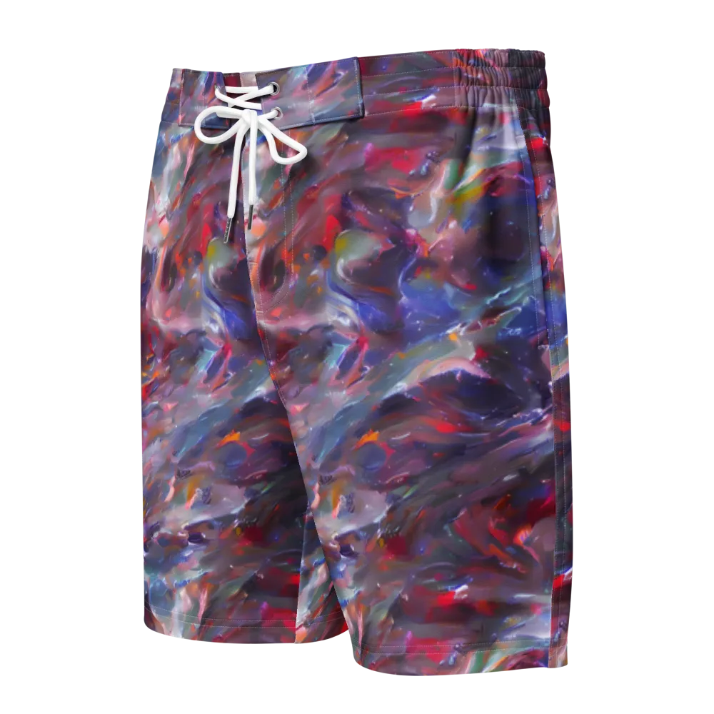 Nihei Nightscape on Men's Board Shorts — Front