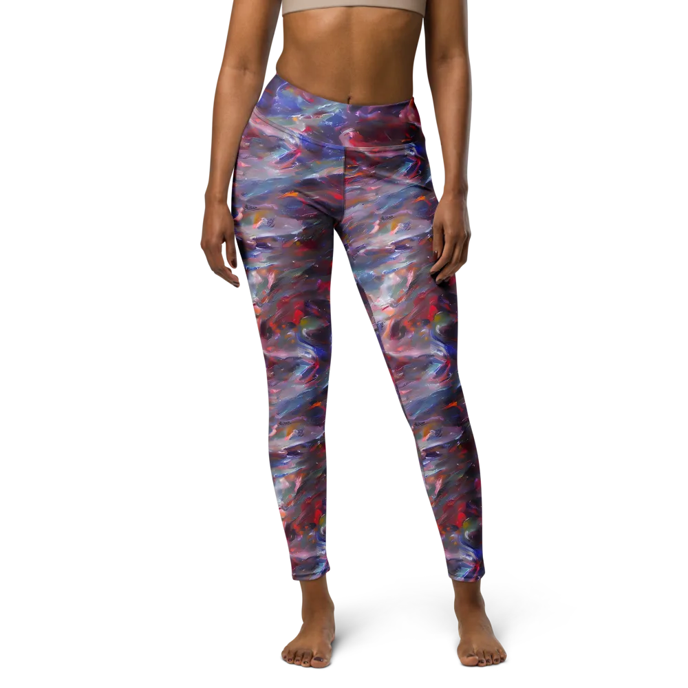 Nihei Nightscape on Yoga Leggings — Front