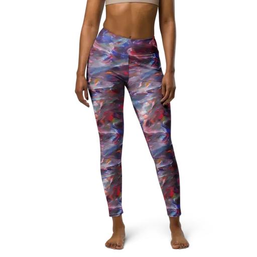 Nihei Nightscape on a Yoga Leggings