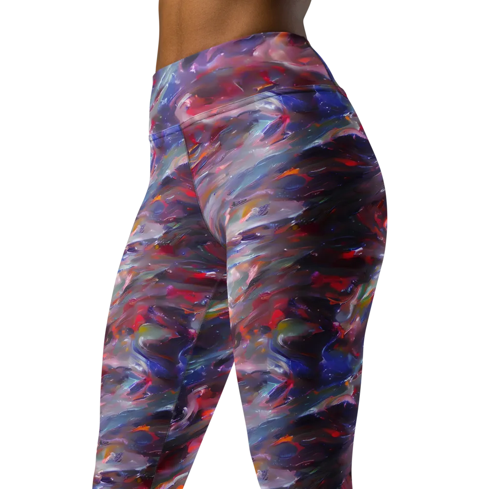 Nihei Nightscape on Yoga Leggings — Left Front
