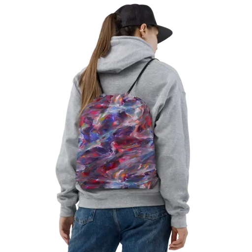 Nihei Nightscape on a Drawstring Bag