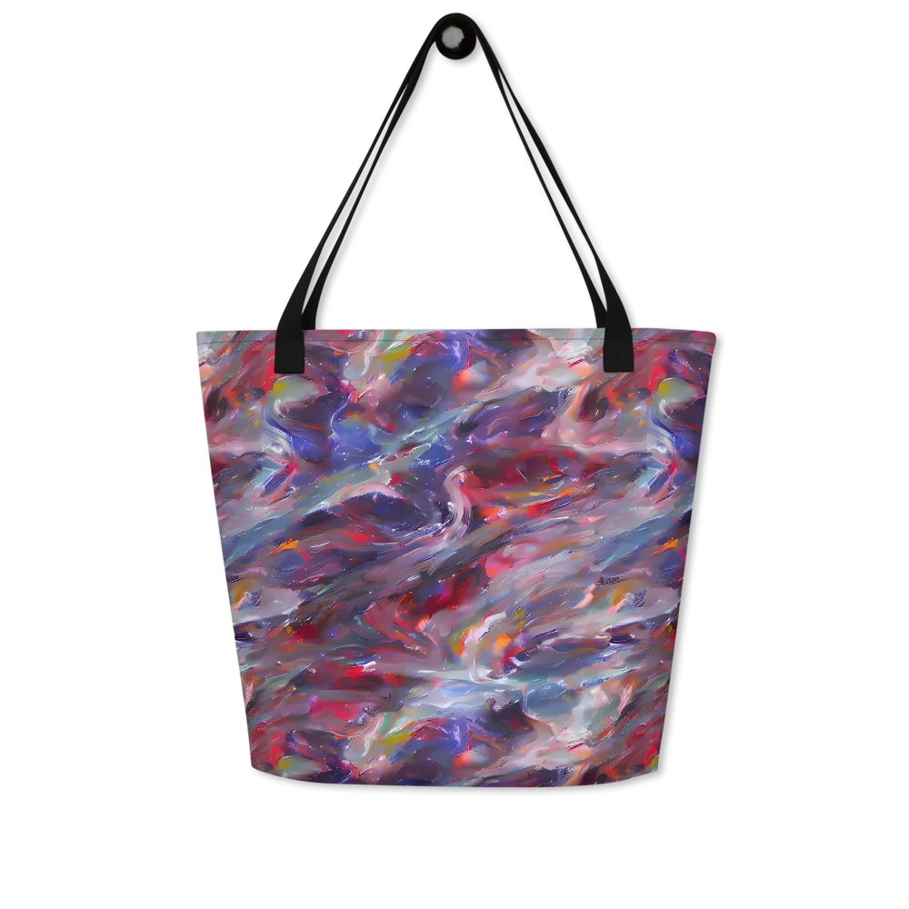 Nihei Nightscape on Large Tote Bag W/ Pocket — Front