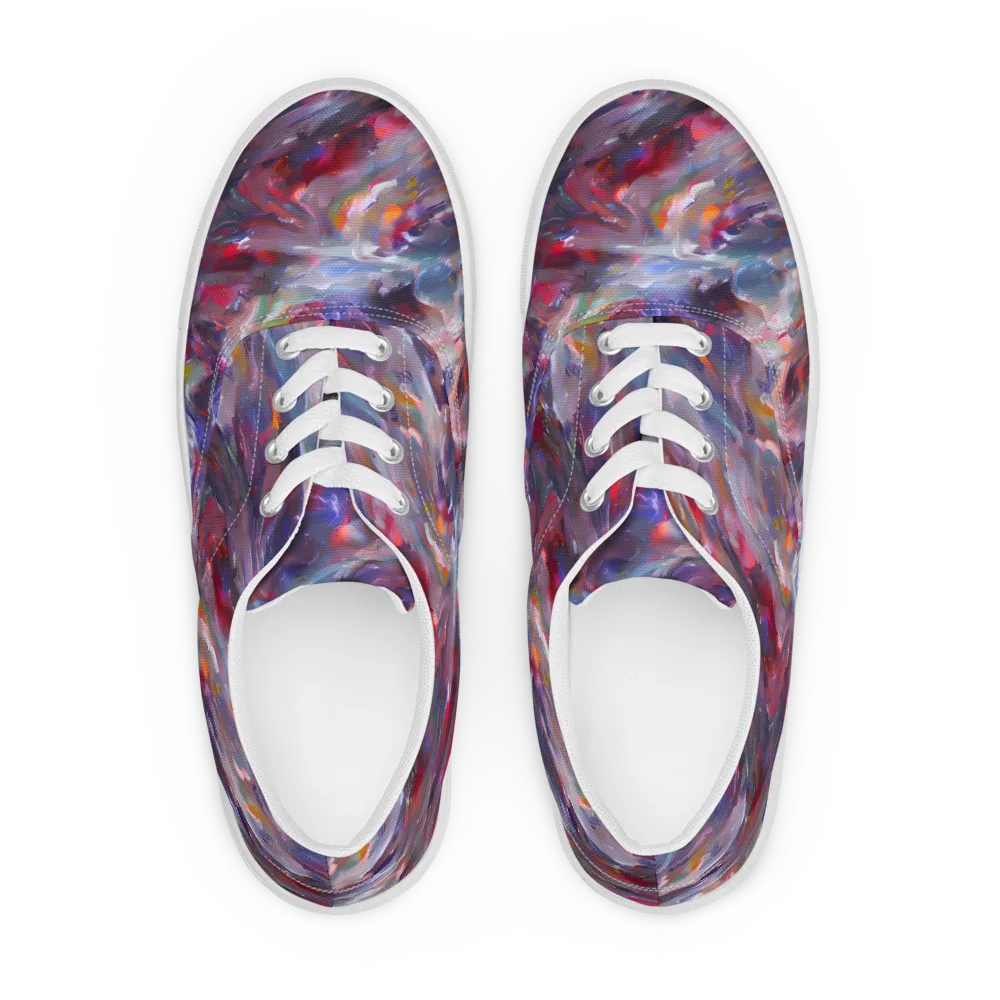 Nihei Nightscape on Men's Lace-Up Canvas Shoes — Front