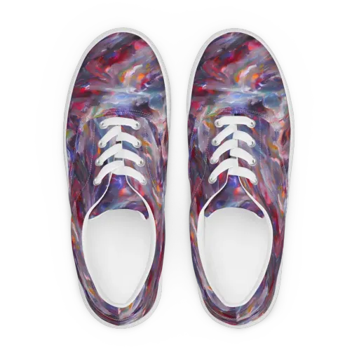 Nihei Nightscape on a Men's Lace-Up Canvas Shoes