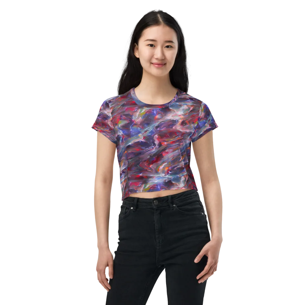 Nihei Nightscape on Crop Tee — Front