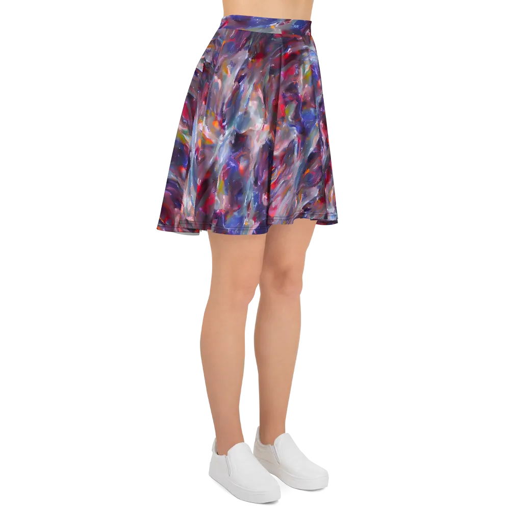 Nihei Nightscape on Skater Skirt — Right