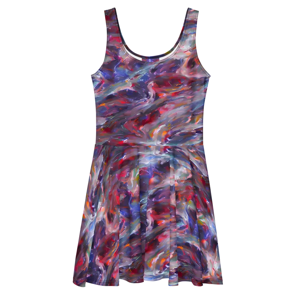 Nihei Nightscape on Skater Dress — Front