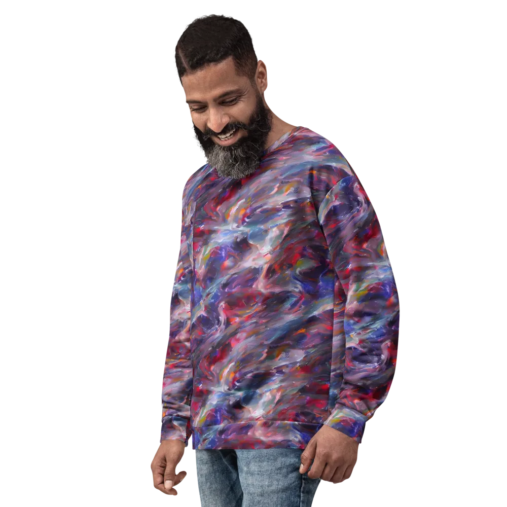 Nihei Nightscape on Sweatshirt — Left Front