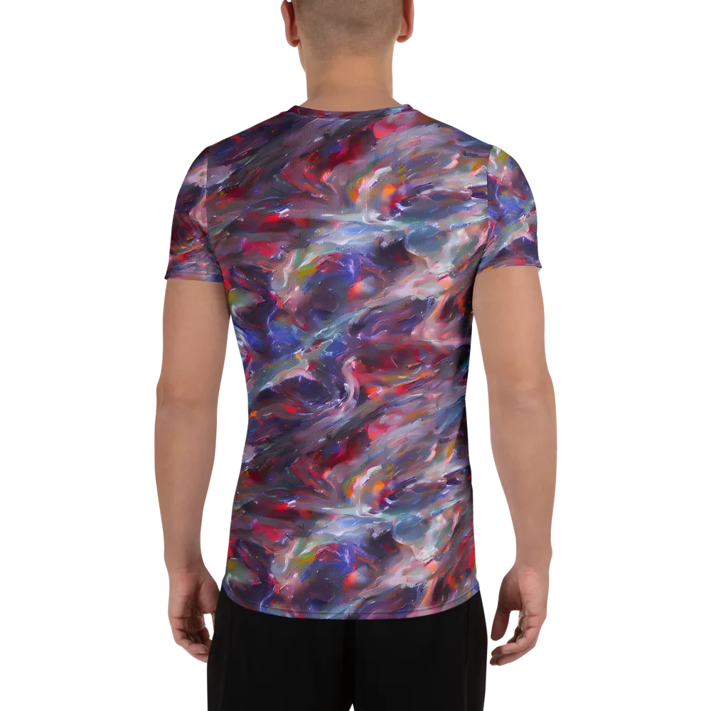 Nihei Nightscape on Men's Athletic T-Shirt — Back