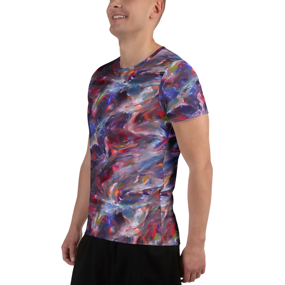 Nihei Nightscape on Men's Athletic T-Shirt — Left