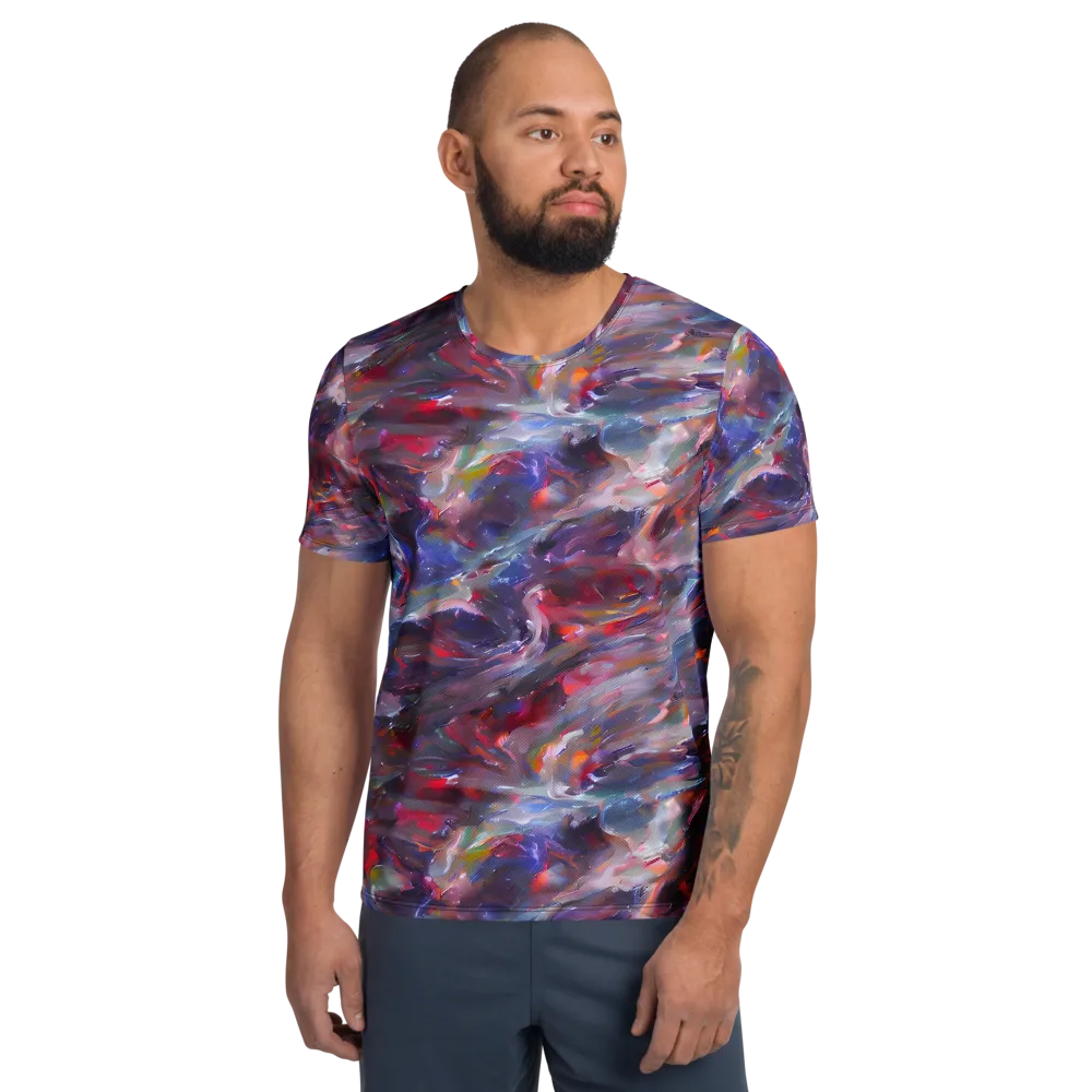 Nihei Nightscape on Men's Athletic T-Shirt — Front