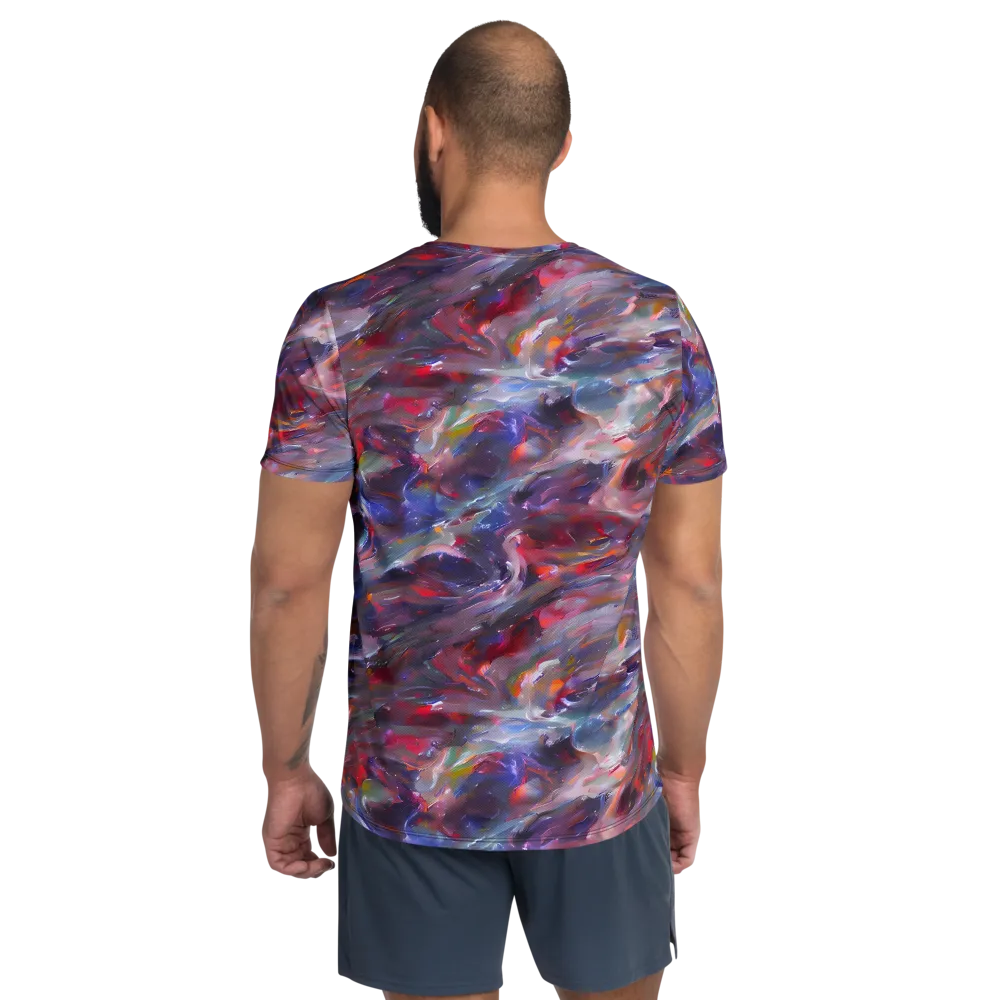 Nihei Nightscape on Men's Athletic T-Shirt — Back
