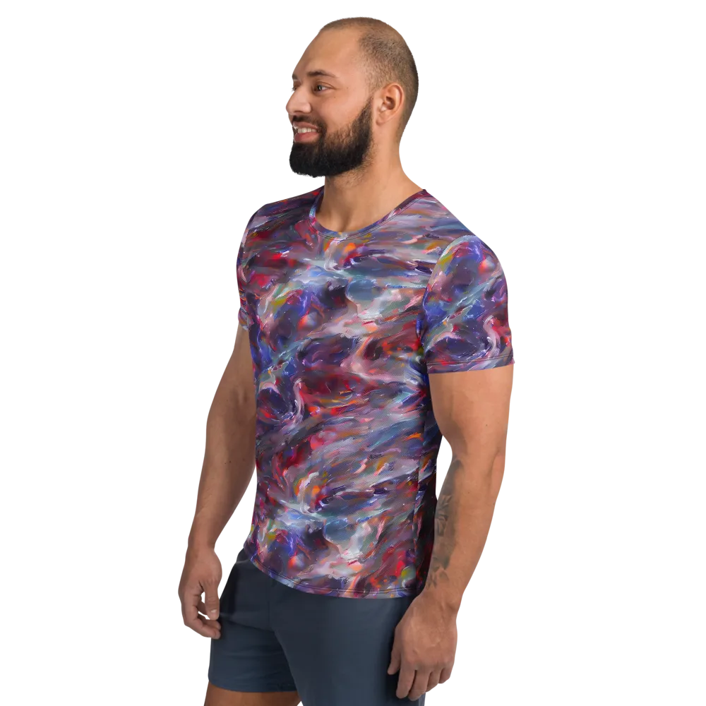 Nihei Nightscape on Men's Athletic T-Shirt — Left