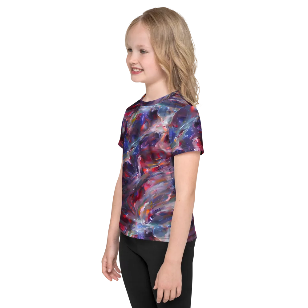 Nihei Nightscape on Kids Crew Neck T-Shirt — Left