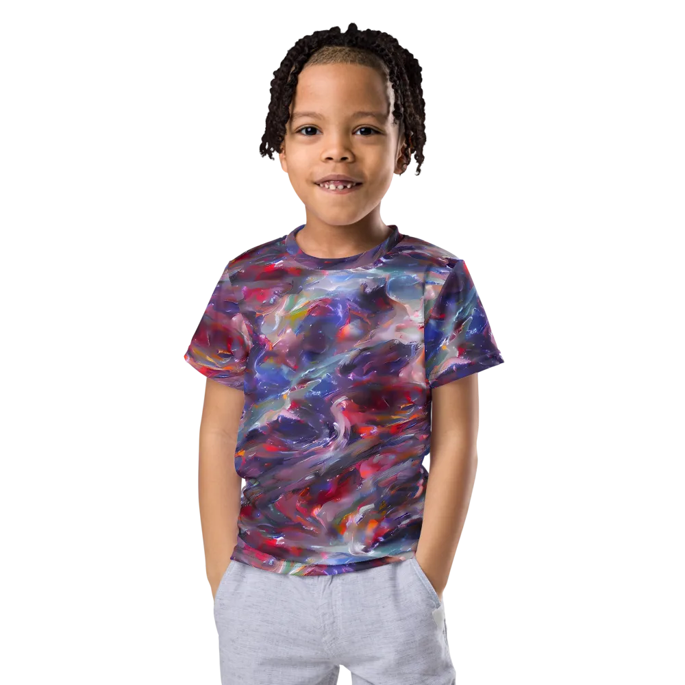 Nihei Nightscape on Kids Crew Neck T-Shirt — Front
