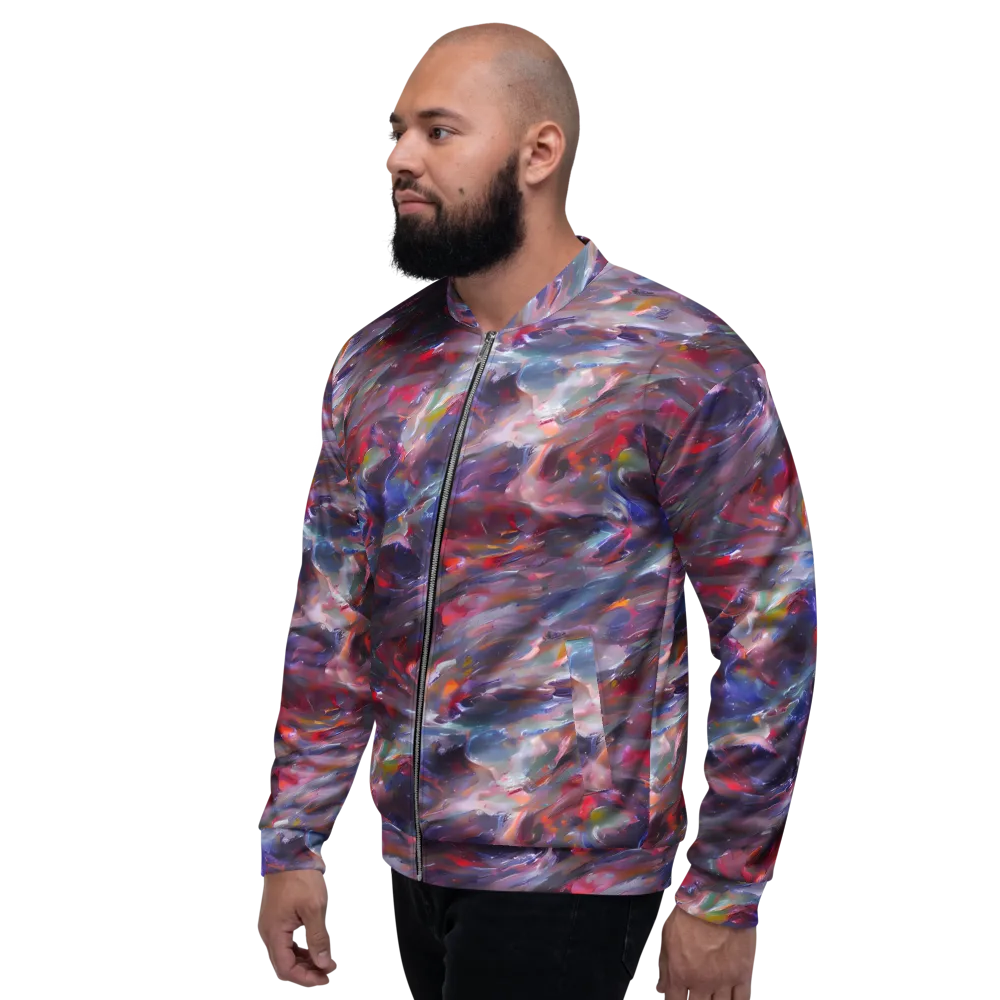 Nihei Nightscape on Bomber Jacket — Left