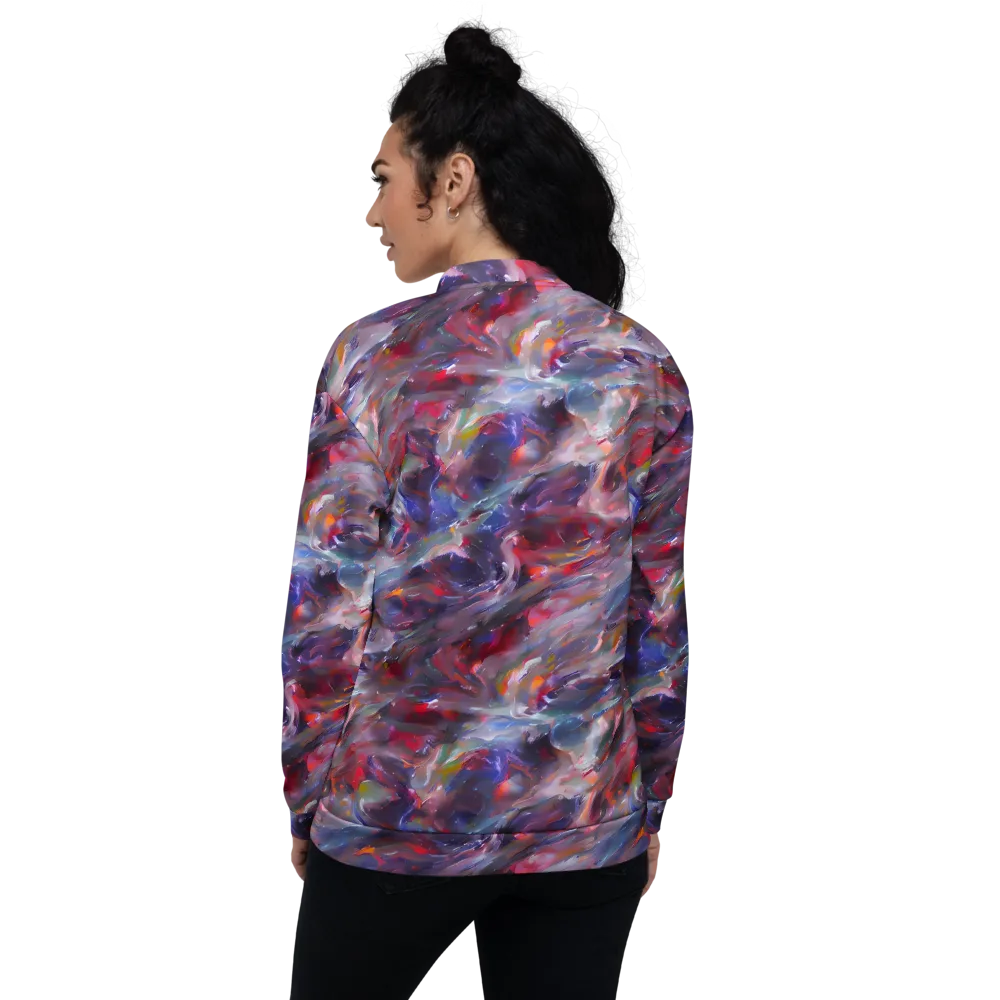 Nihei Nightscape on Bomber Jacket — Back