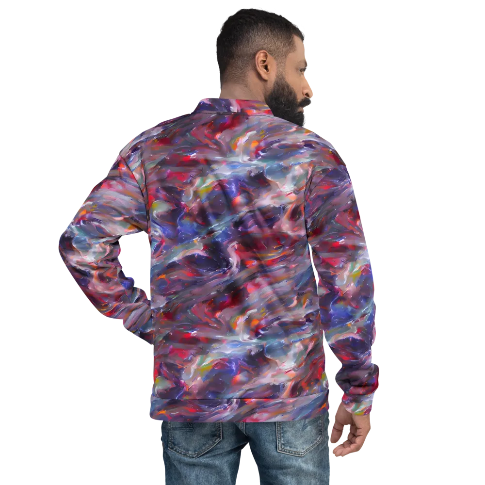 Nihei Nightscape on Bomber Jacket — Back