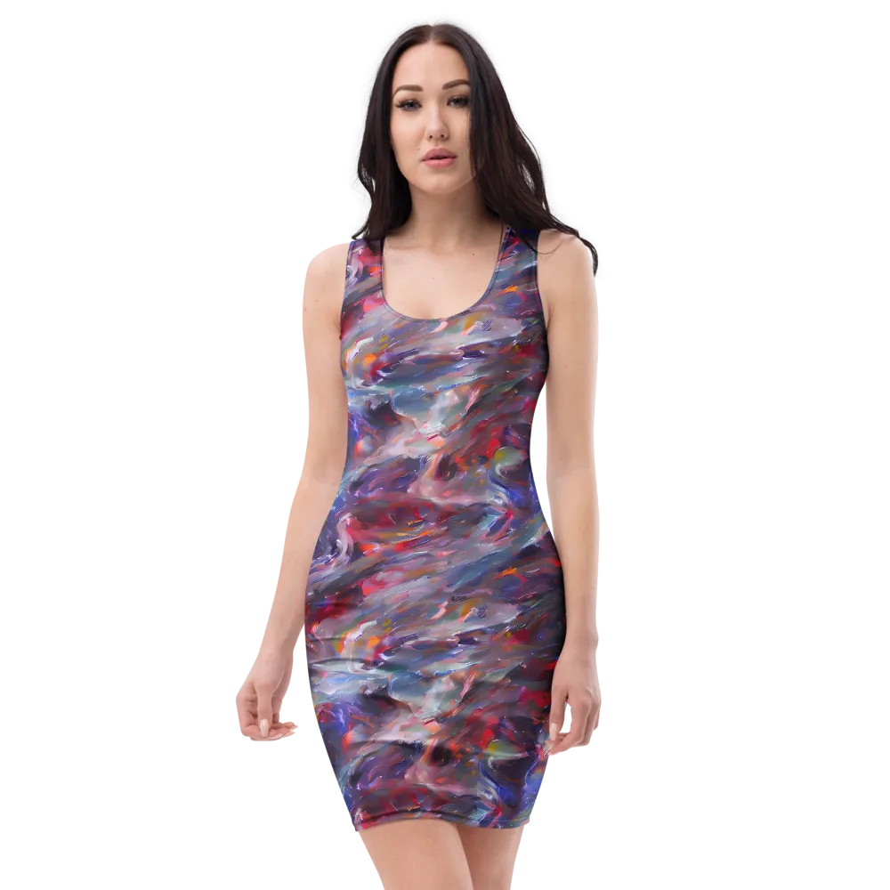 Nihei Nightscape on Bodycon Dress — Front