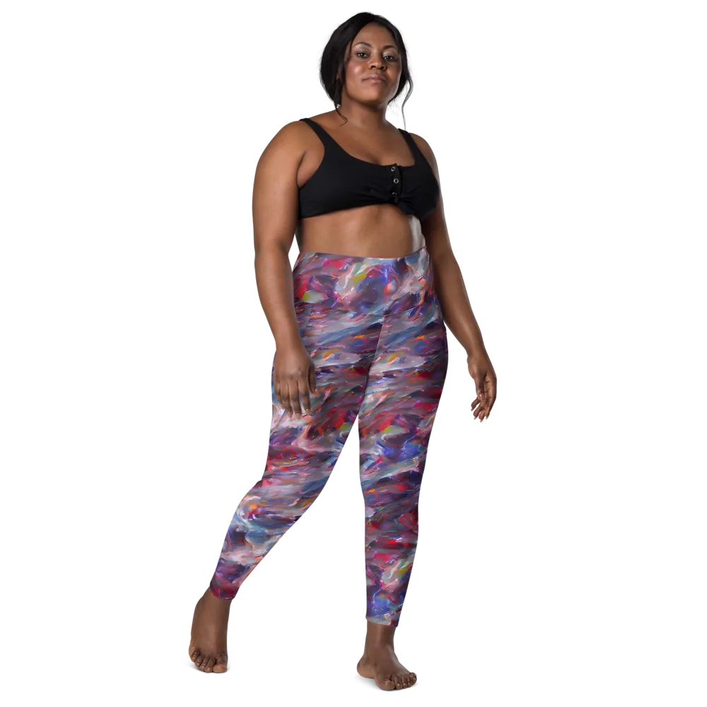 Nihei Nightscape on Leggings with Pockets — Front