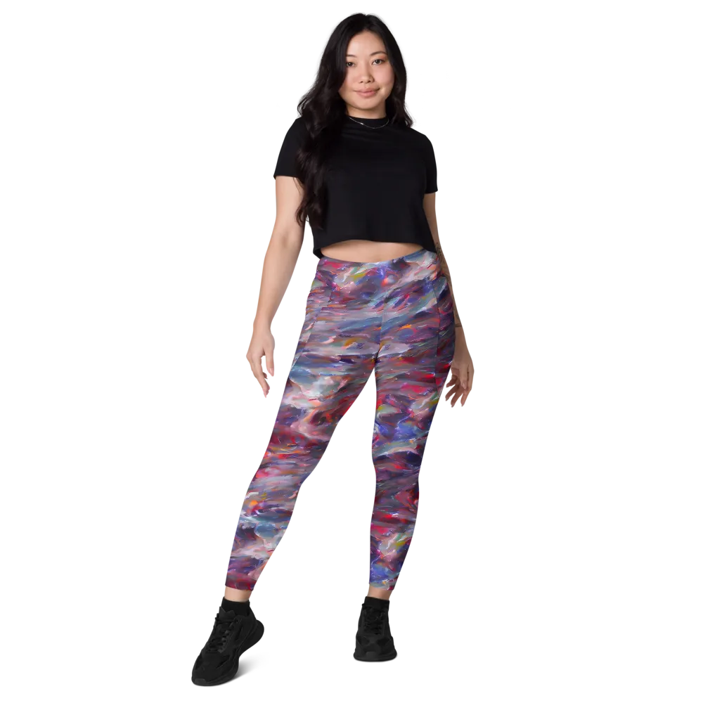 Nihei Nightscape on Leggings with Pockets — Front