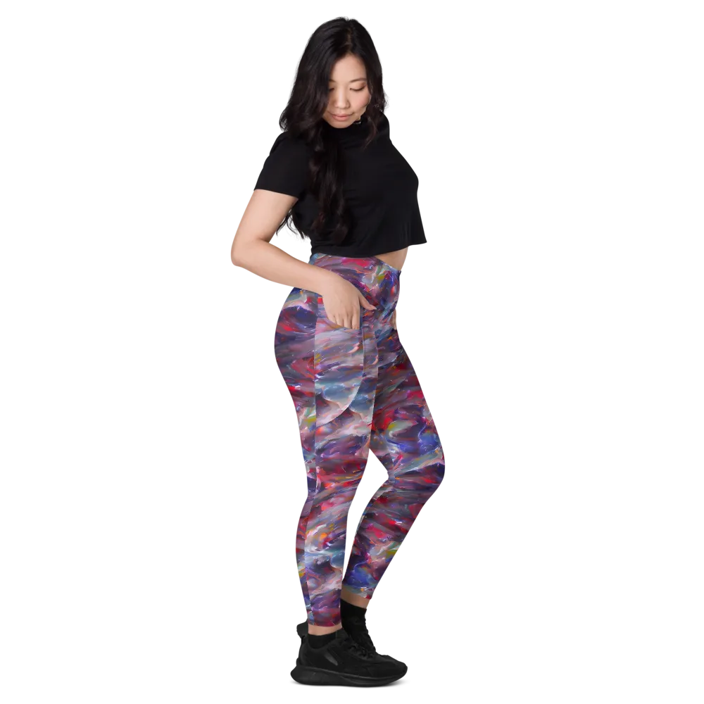 Nihei Nightscape on Leggings with Pockets — Right