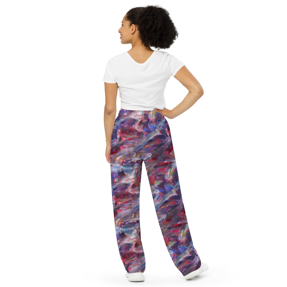 Nihei Nightscape on Wide-Leg Pants — Back