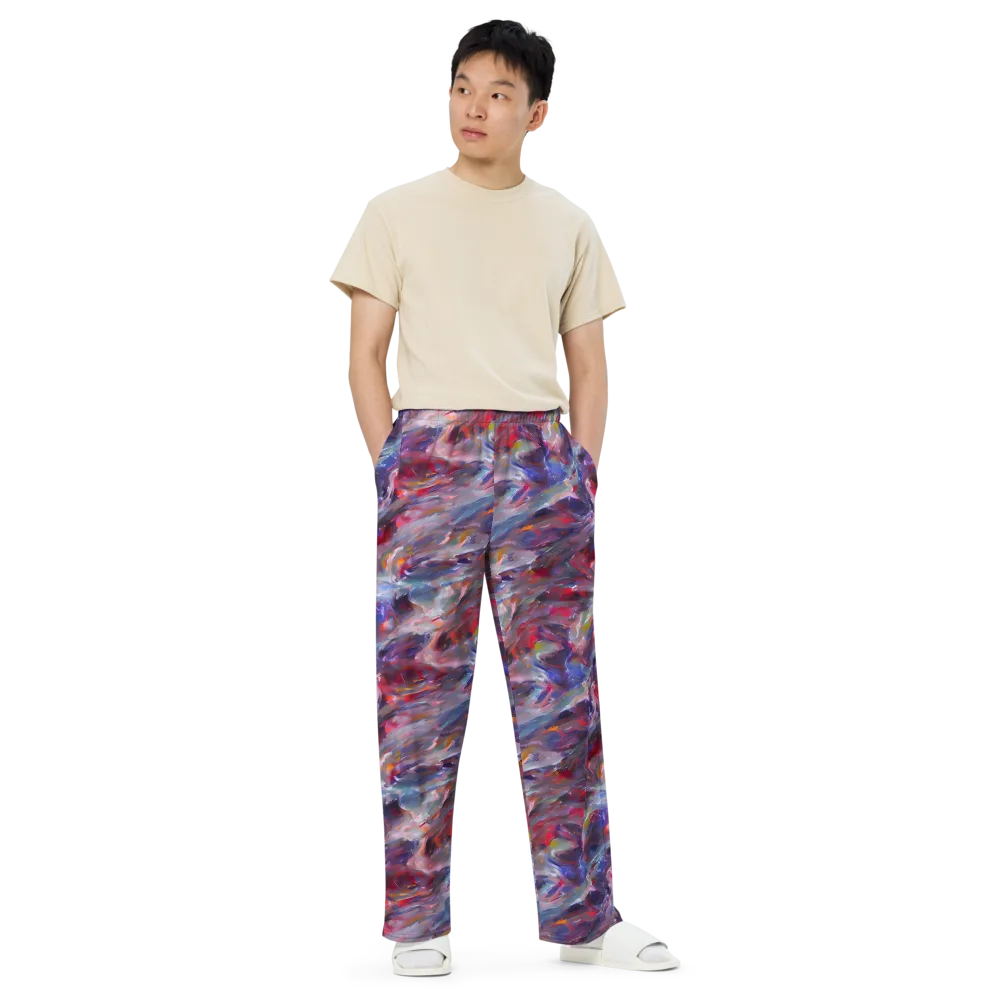 Nihei Nightscape on Wide-Leg Pants — Front