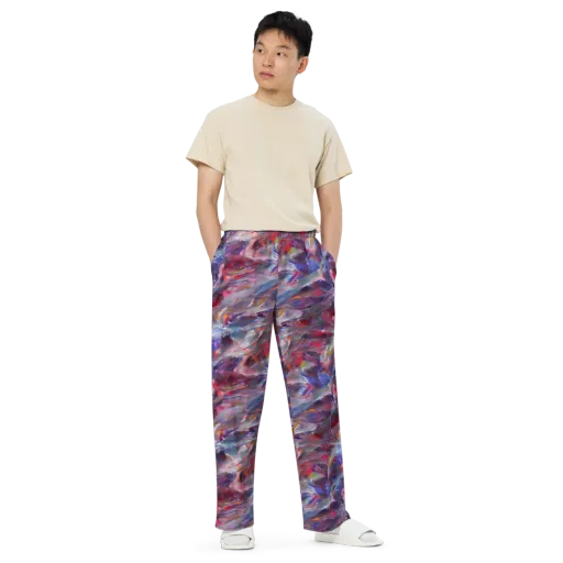 Nihei Nightscape on a Wide-Leg Pants
