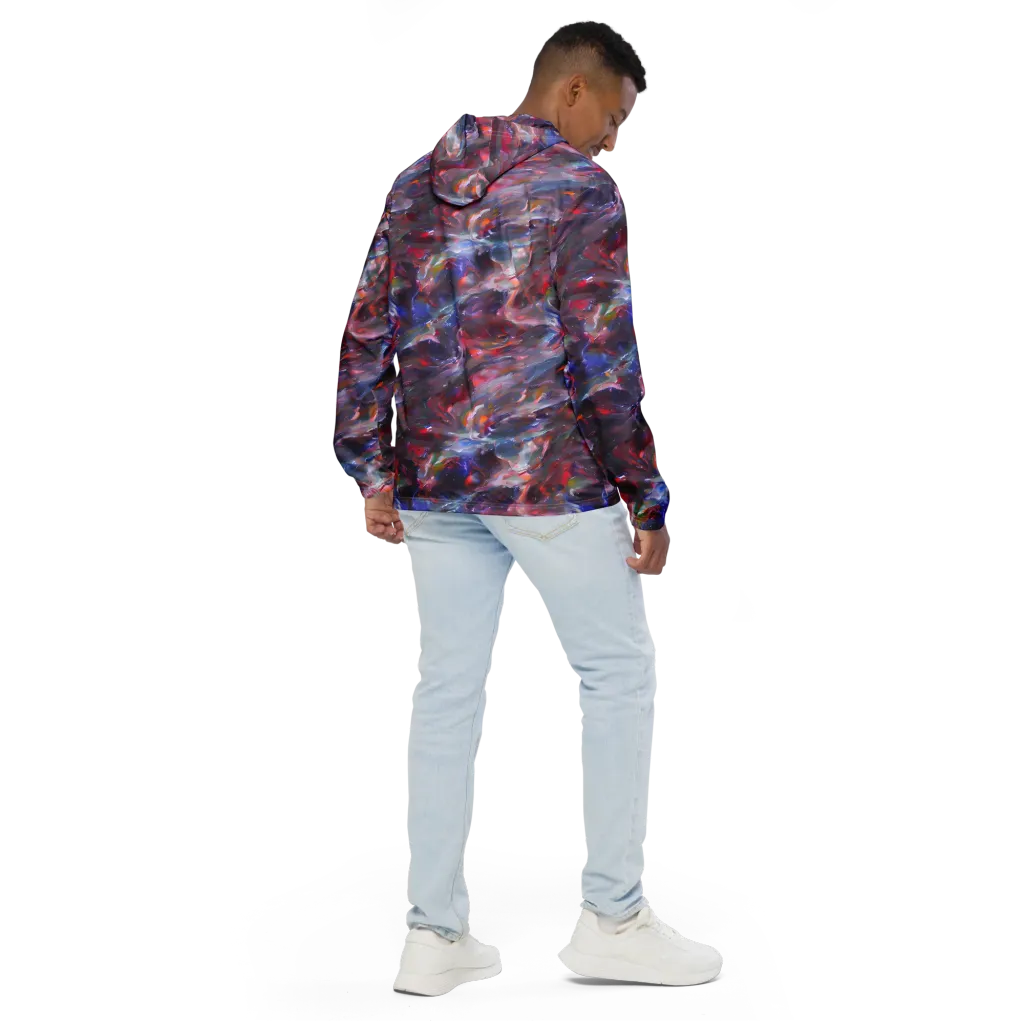 Nihei Nightscape on Men's Windbreaker — Back
